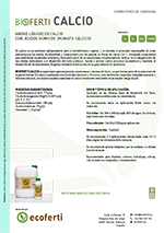 BIOFERTI CALCIO, ECOFERTI Biofertilizantes y Bioplaguicidas