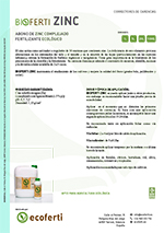 BIOFERTI ZINC, ECOFERTI Biofertilizantes y Bioplaguicidas