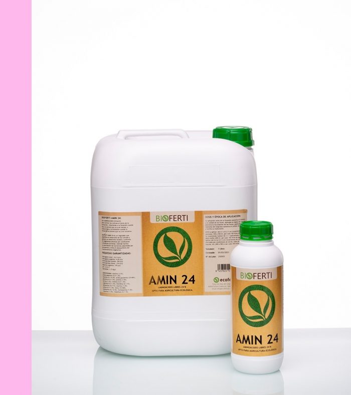 BIOFERTI AMIN 24 es un producto completamente natural que contiene CBPs (Complejos biológicos Peptídicos) naturales. | Un producto de Ecoferti ®